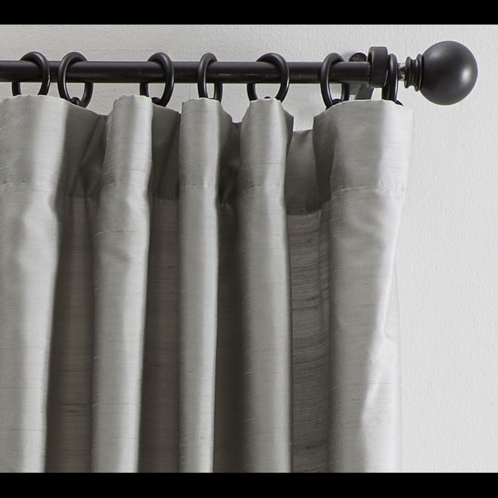 7 Panels - Pottery Barn Dupioni Silk Curtains